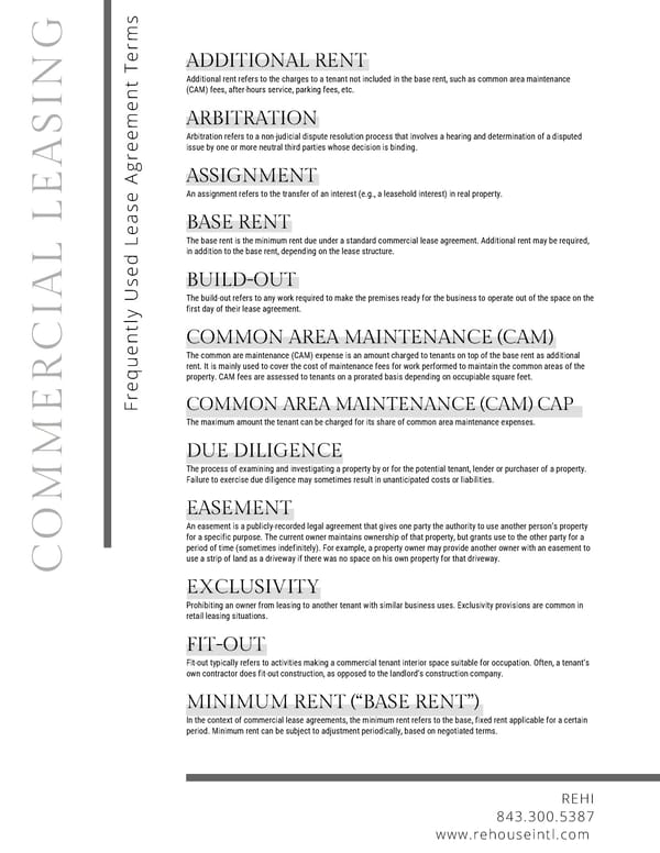 REHI Commercial Lease Guide - Page 8